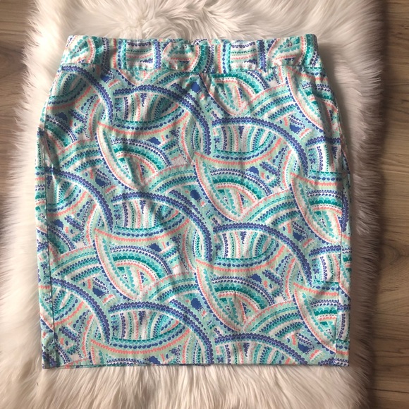 Lane Bryant Dresses & Skirts - Lane Bryant Pencil Skirt Pastel Colors Size 18